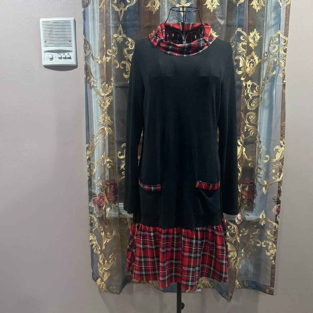 Drop-waist tunic mini dress NWOT ~ L